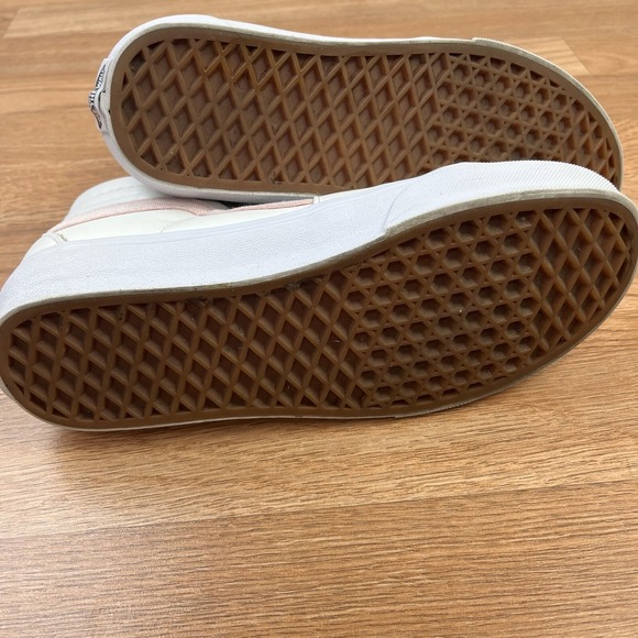 Vans Old Skool SK8-Hi White with Pink Stripe W7/M5.5 Lace Up 507698 - Picture 11 of 12